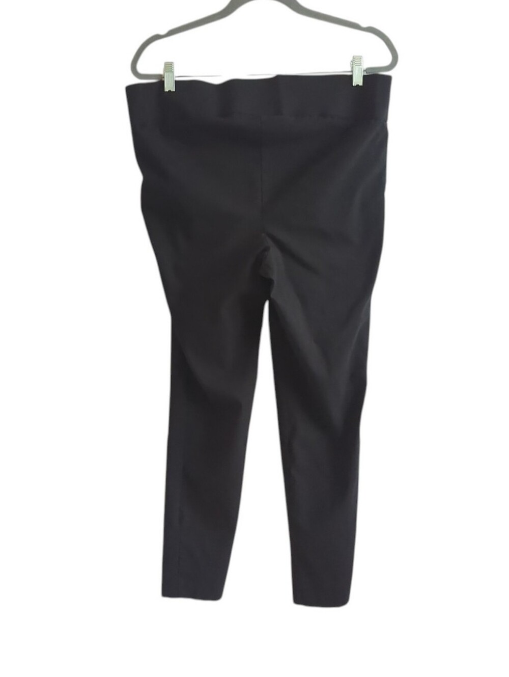 Torrid Black Mid-rise Stretchy Tapered Leg Pants Elastic Waist Size 1X